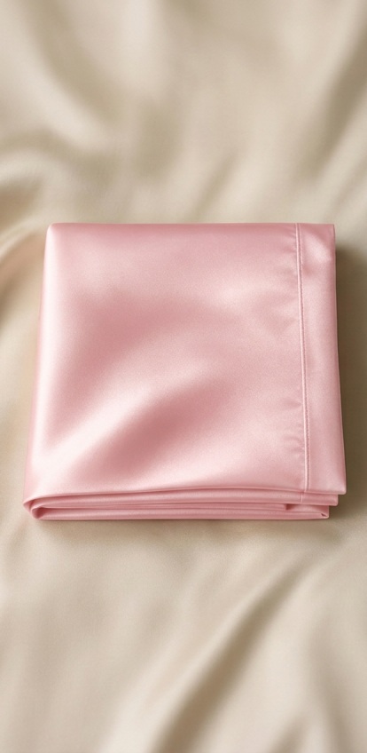 Fronha de Cetim Antifrisado 50x70 — Rosa